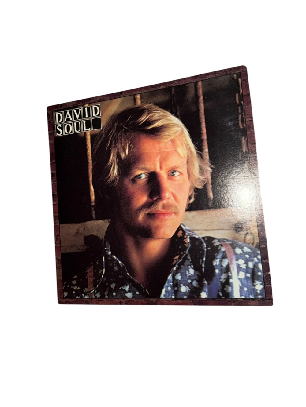 David Soul Vinyl Record Album - Portrait Cover in Brown & Blue
